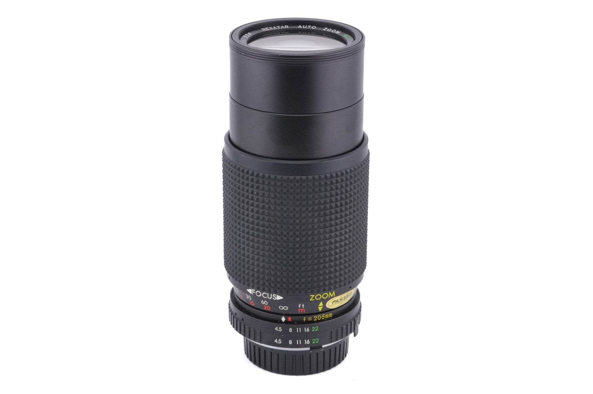 Rexatar 80-205mm f4.5 Auto Zoom MC - Lens