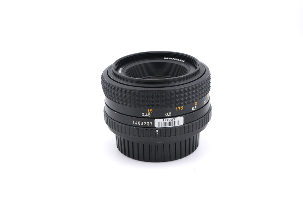 Minolta 50mm f2 MD