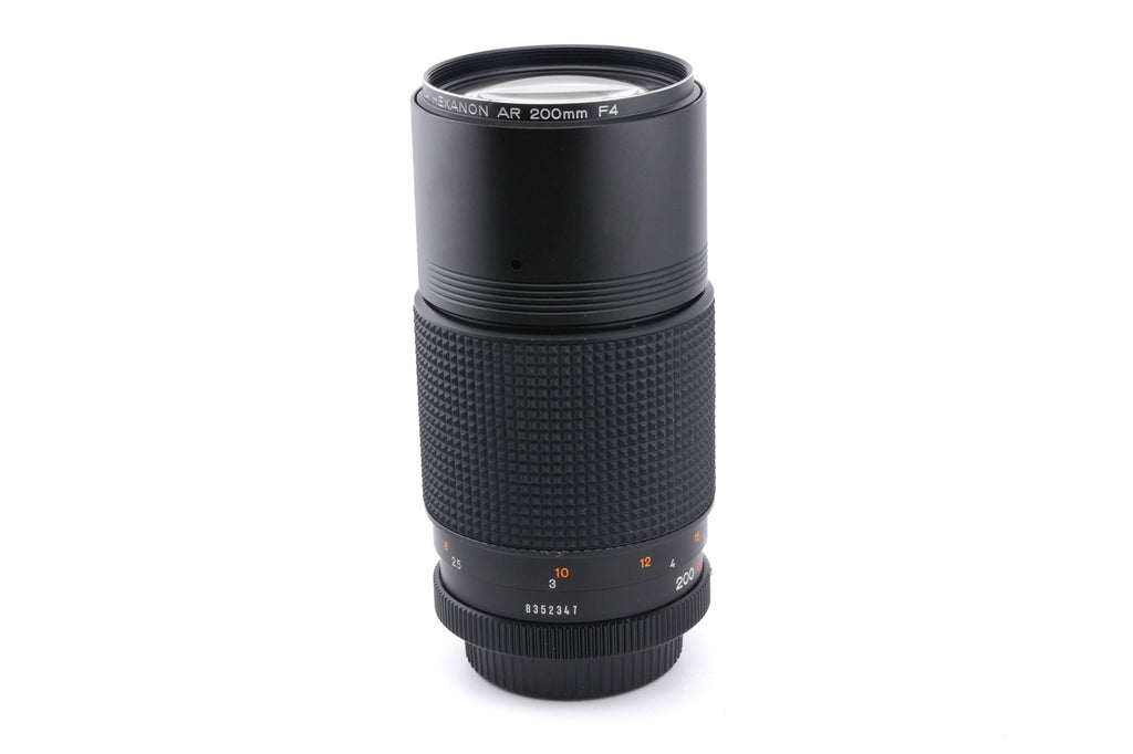 Konica 200mm f4 Hexanon AR