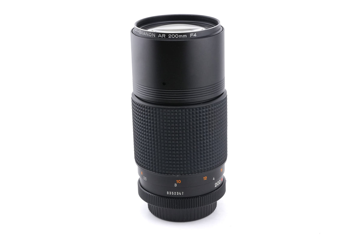 Konica 200mm f4 Hexanon AR