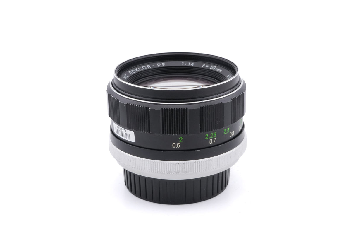 Minolta 58mm f1.4 MC Rokkor-PF