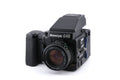 Mamiya M645 Super + AE Prism Finder N + Power Drive N (Y01670) + 120/220 Roll Film Holder N + 80mm f2.8 Sekor C N