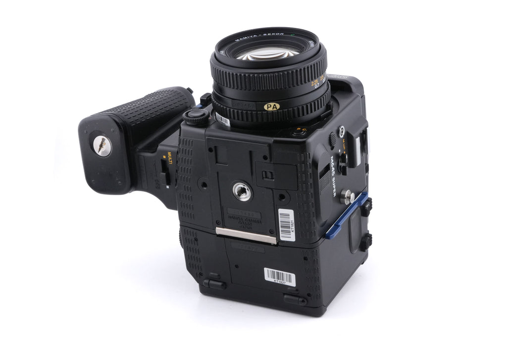 Mamiya M645 Super + AE Prism Finder N + Power Drive N (Y01670) + 120/220 Roll Film Holder N + 80mm f2.8 Sekor C N