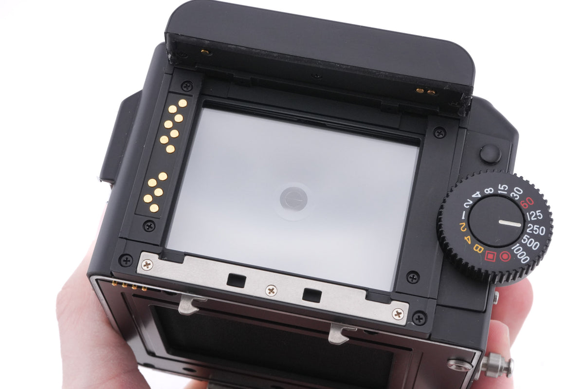 Mamiya M645 Super + AE Prism Finder N + Power Drive N (Y01670) + 120/220 Roll Film Holder N + 80mm f2.8 Sekor C N
