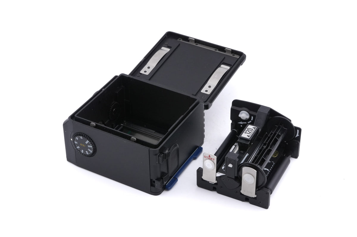 Mamiya M645 Super + AE Prism Finder N + Power Drive N (Y01670) + 120/220 Roll Film Holder N + 80mm f2.8 Sekor C N