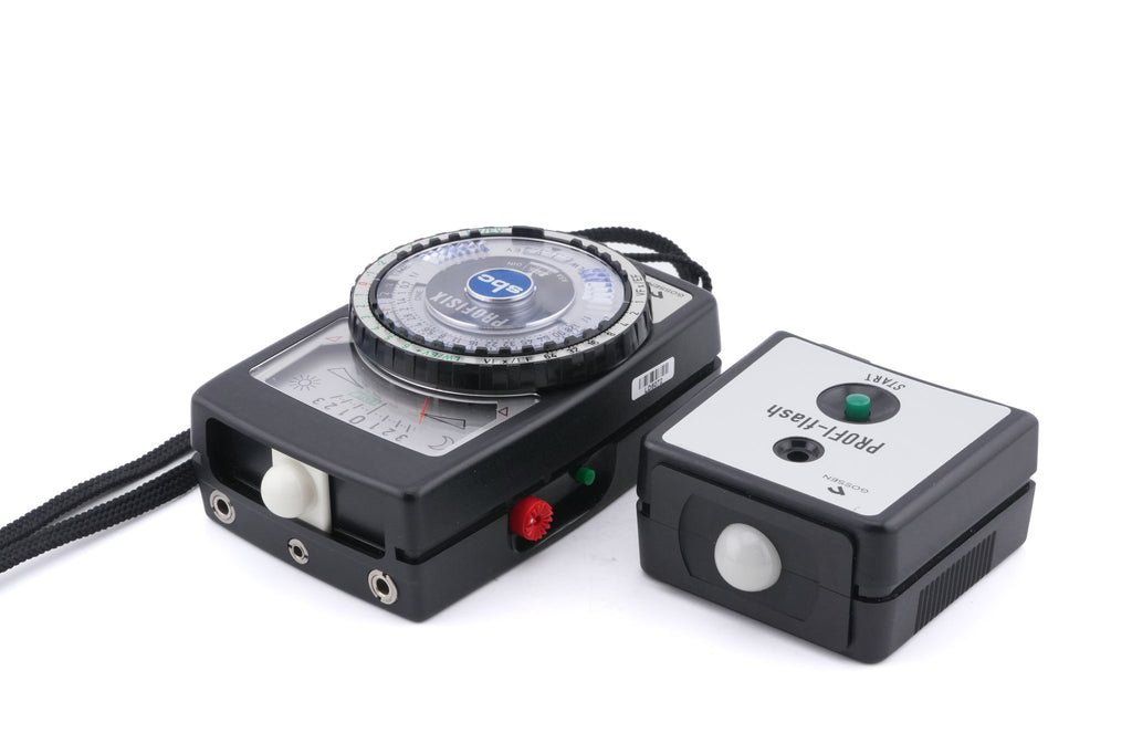 Gossen Profisix Light Meter + Profi-Flash Flash Attachment
