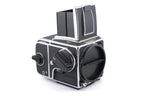 Hasselblad 203FE (Millennium) (Silver, 12041) + E12 Film Magazine (Chrome, 30244) + Waist Level Finder (Silver, 42317) + Acute Matte Grid / Split Image Focusing Screen (42170)