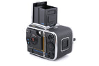 Hasselblad 203FE (Millennium) (Silver, 12041) + E12 Film Magazine (Chrome, 30244) + Waist Level Finder (Silver, 42317) + Acute Matte Grid / Split Image Focusing Screen (42170)