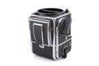 Hasselblad 203FE (Millennium) (Silver, 12041) + E12 Film Magazine (Chrome, 30244) + Waist Level Finder (Silver, 42317) + Acute Matte Grid / Split Image Focusing Screen (42170)