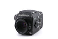 Zenza Bronica EC + 75mm f2.8 Nikkor-P.C + Focusing Unit (75mm / 100mm) + Waist Level Finder (EC) + 120/220 Roll Film Back (EC)
