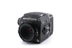 Zenza Bronica EC + 75mm f2.8 Nikkor-P.C + Focusing Unit (75mm / 100mm) + Waist Level Finder (EC) + 120/220 Roll Film Back (EC)
