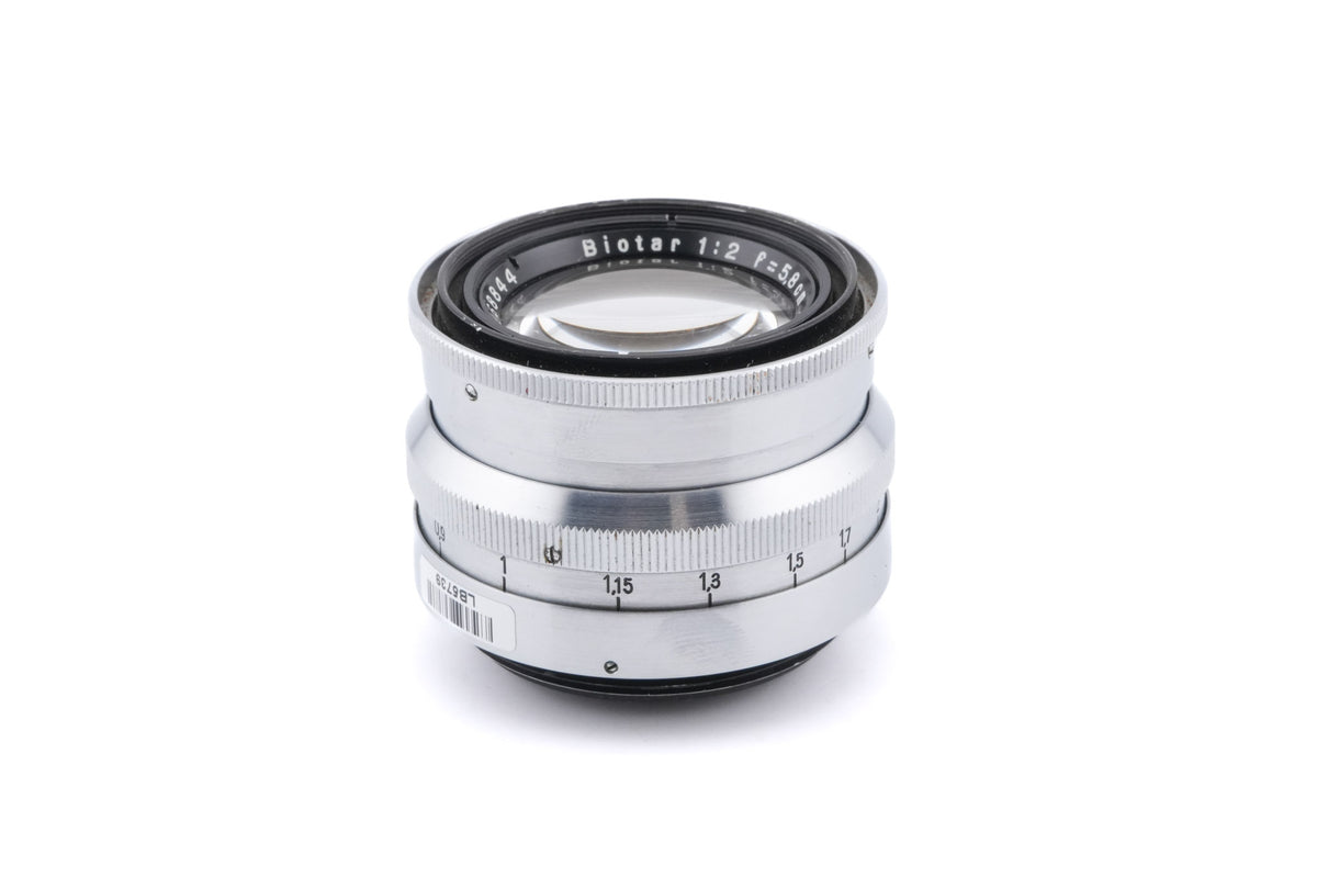 Carl Zeiss 58mm f2 Biotar T Jena
