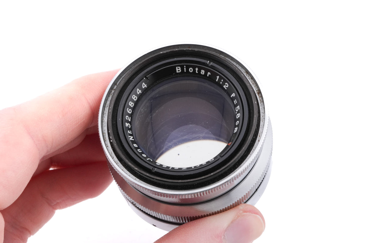 Carl Zeiss 58mm f2 Biotar T Jena
