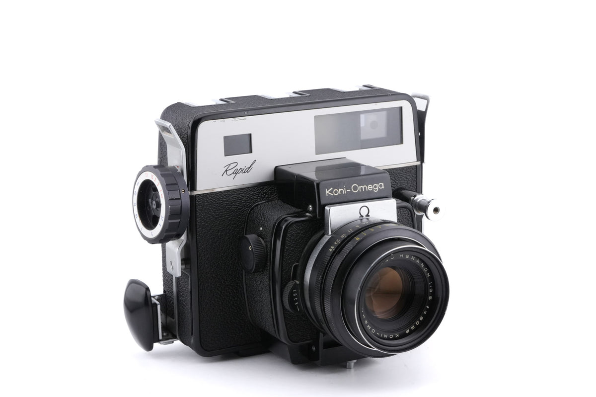 Koni-Omega Rapid + 90mm f3.5 Hexanon