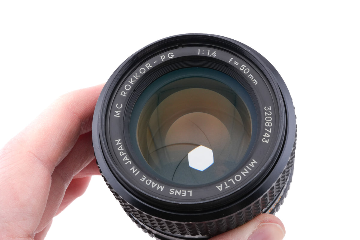 Minolta 50mm f1.4 MC Rokkor-PG