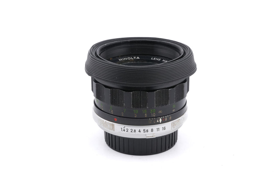 Minolta 58mm f1.4 MC Rokkor-PF