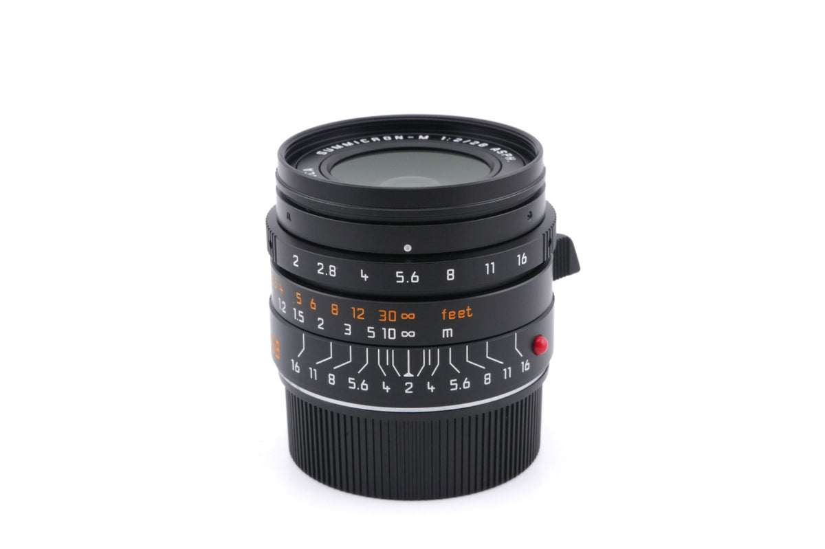 Leica 28mm f2 Summicron-M ASPH. (Black, 11604)