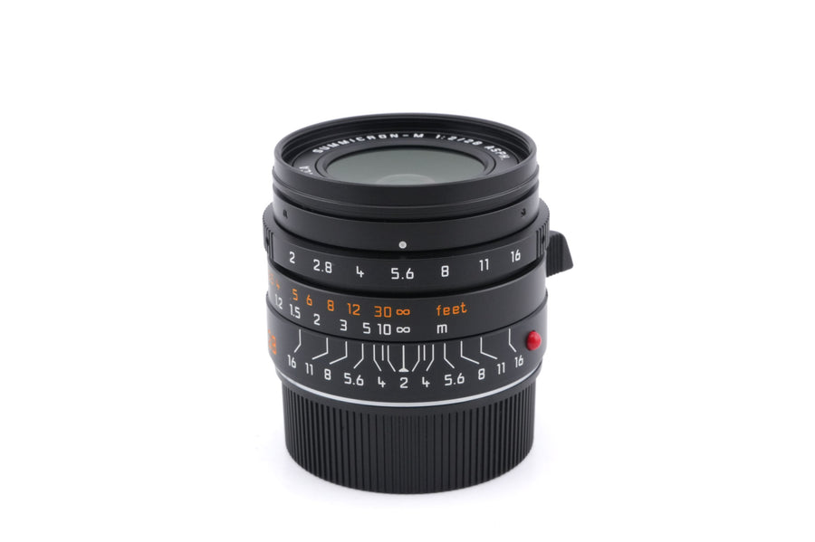 Leica 28mm f2 Summicron-M ASPH. (Black, 11604)