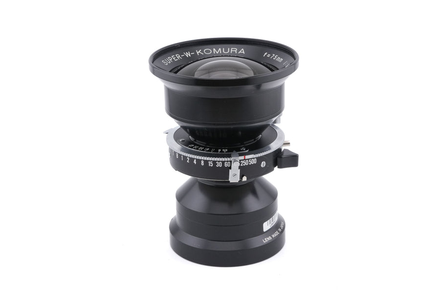 Komura 75mm f6.3 Super-W-Komura (Shutter)