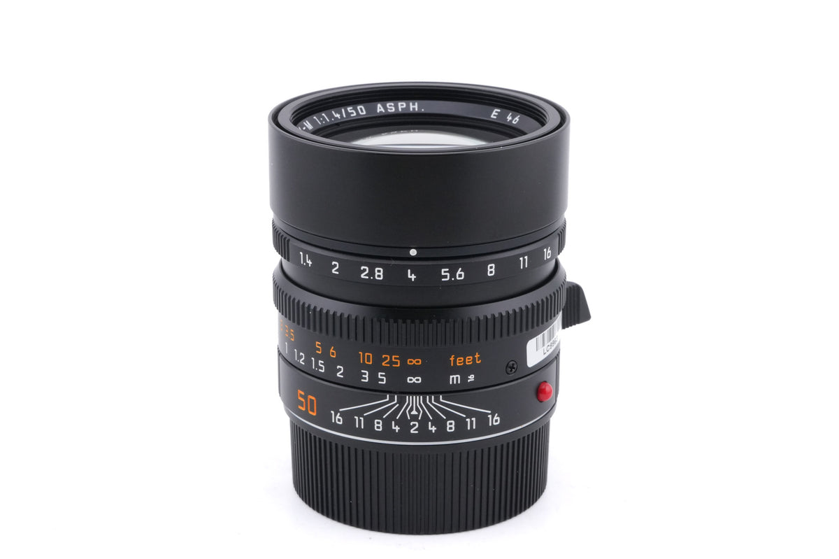 Leica 50mm f1.4 Summilux-M ASPH. (Type I) (Black, 11891 / 11716)