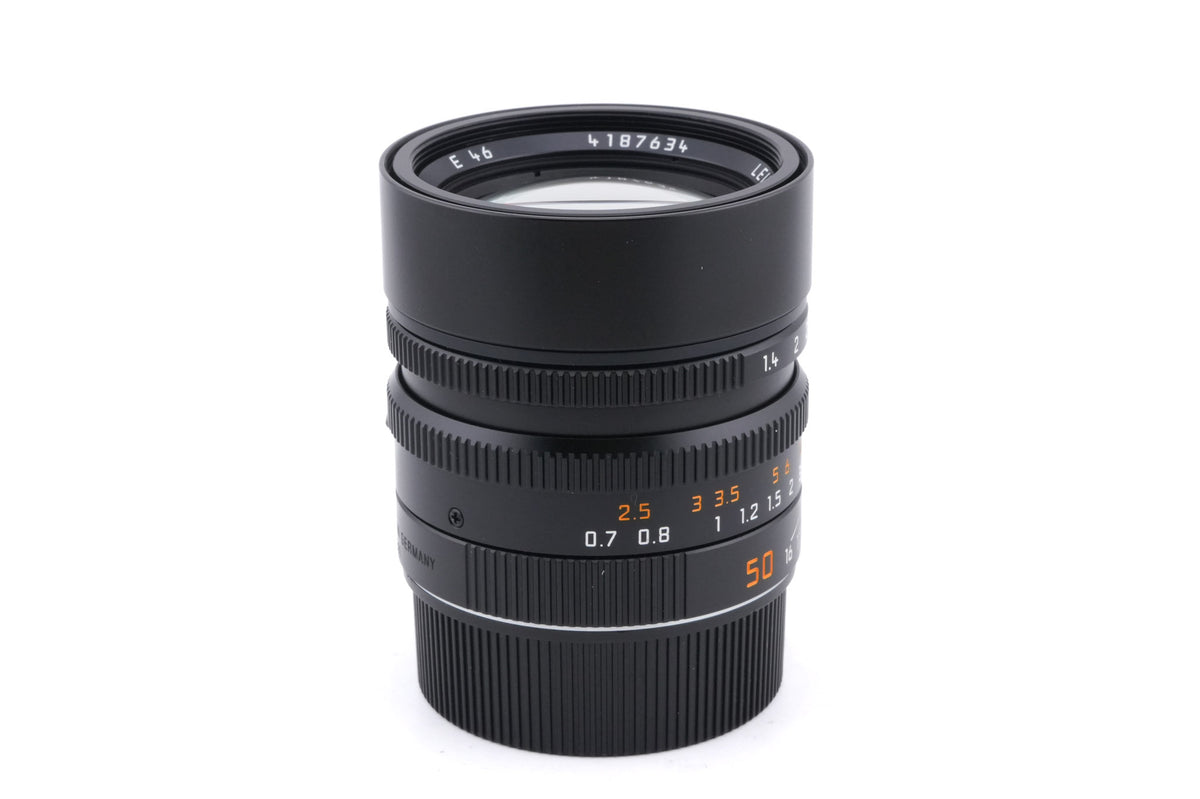 Leica 50mm f1.4 Summilux-M ASPH. (Type I) (Black, 11891 / 11716)
