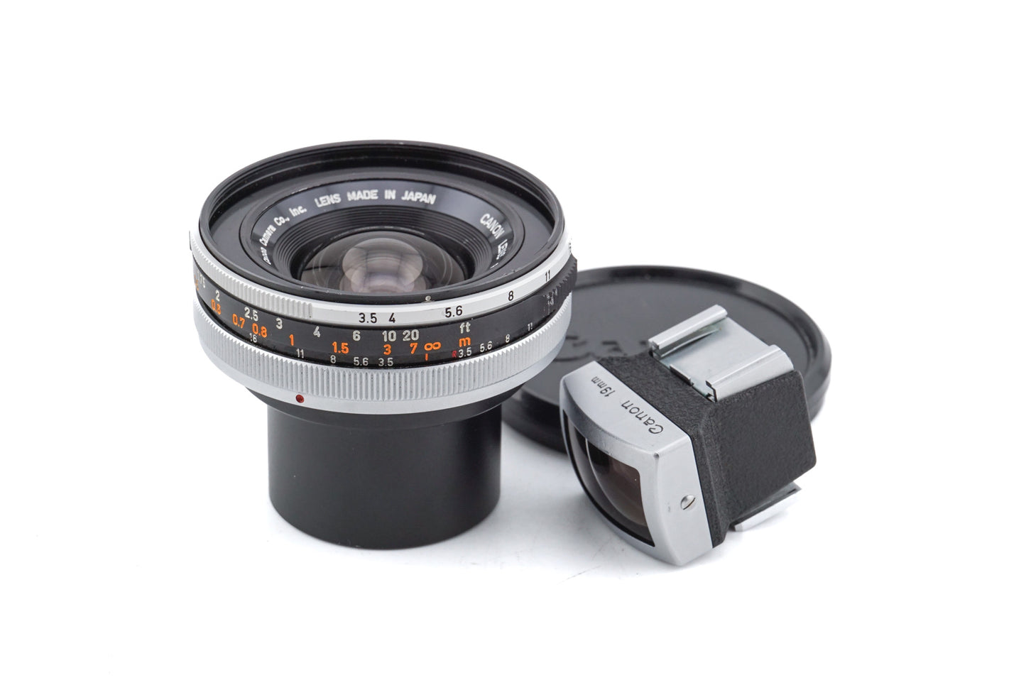 Canon 19mm f3.5 FL + 19mm Optical Viewfinder