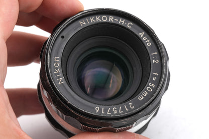 Nikon 50mm f2 Nikkor-H.C Auto Pre-AI