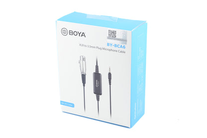 Boya BY-BCA6 XLR to 3.5mm Plug Microphone Cable