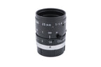 Pentax 25mm f1.4 TV Lens C2514-M