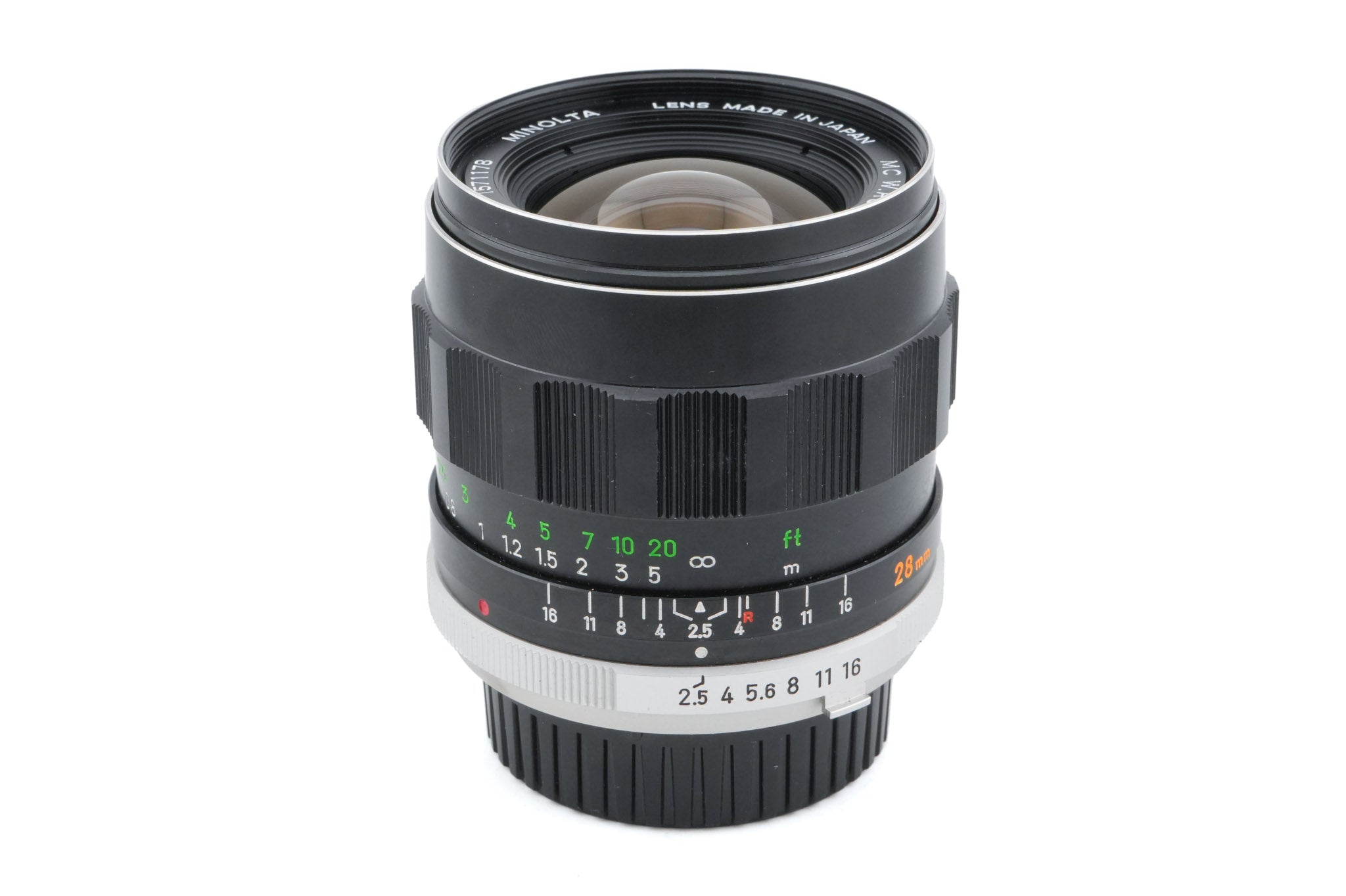 Minolta 28mm f2.5 MC W.Rokkor-SI