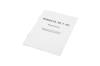 Minolta SR-T 101 Instructions