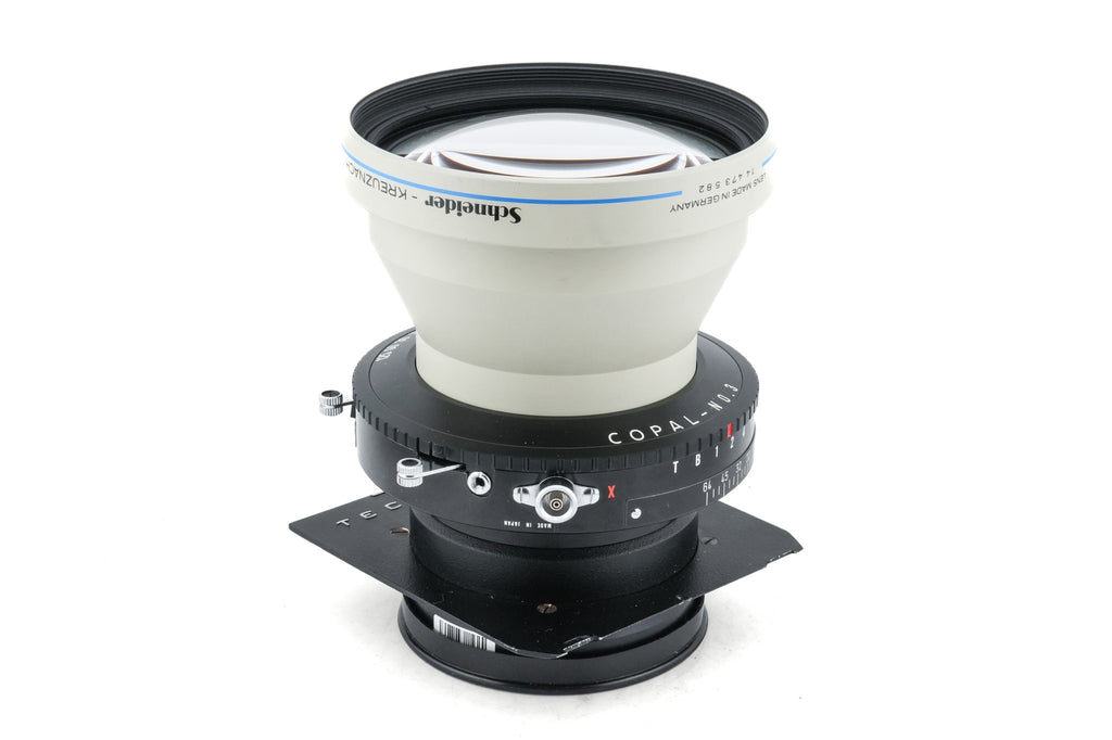 Schneider-Kreuznach 400mm f5.6 APO-Tele-Xenar MC (Shutter) + 99 x 96 mm Technika/Wista Top Hat Lens Board (Copal #3)