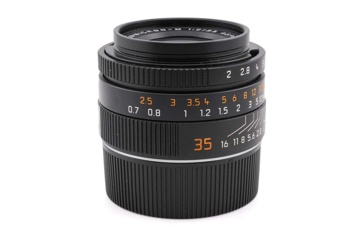 Leica 35mm f2 Summicron-M ASPH. (Type I) (Black, 11879) + A42 Lens Hood (12526)