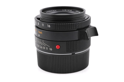 Leica 35mm f2 Summicron-M ASPH. (Type I) (Black, 11879) + A42 Lens Hood (12526)