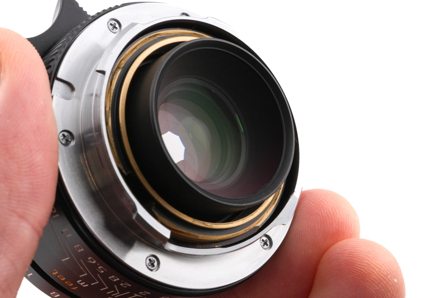 Leica 35mm f2 Summicron-M ASPH. (Type I) (Black, 11879) + A42 Lens Hood (12526)