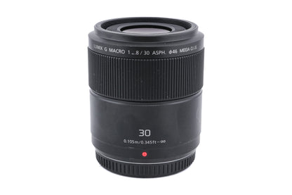 Panasonic 30mm f2.8 G Macro ASPH. Mega O.I.S.