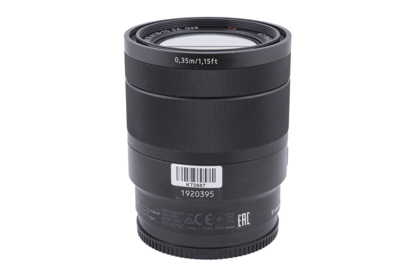 Sony 16-70mm f4 Vario-Tessar T* ZA OSS (SEL1670Z)