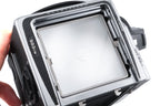 Hasselblad 503CW (Silver, 10243) + Waist Level Finder (New / Chrome, 42315) + Acute Matte D Microprism / Split Image Focusing Screen (42215)