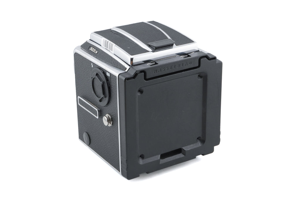 Hasselblad 503CW (Silver, 10243) + Waist Level Finder (New / Chrome, 42315) + Acute Matte D Microprism / Split Image Focusing Screen (42215)