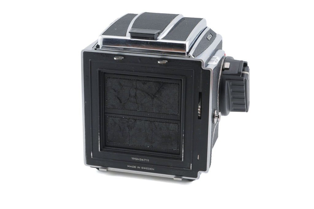 Hasselblad 503CW (Silver, 10243) + Waist Level Finder (New / Chrome, 42315) + Acute Matte D Microprism / Split Image Focusing Screen (42215)
