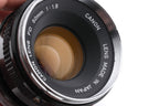 Canon 50mm f1.8 (Chrome Nose)