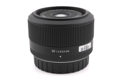 Sigma 30mm f2.8 EX DN