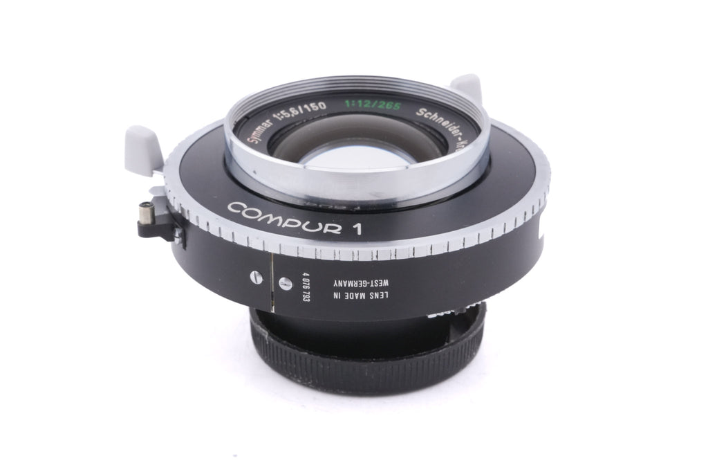 Schneider-Kreuznach 150mm f5.6 / 265mm f12 Symmar Technika (Shutter)