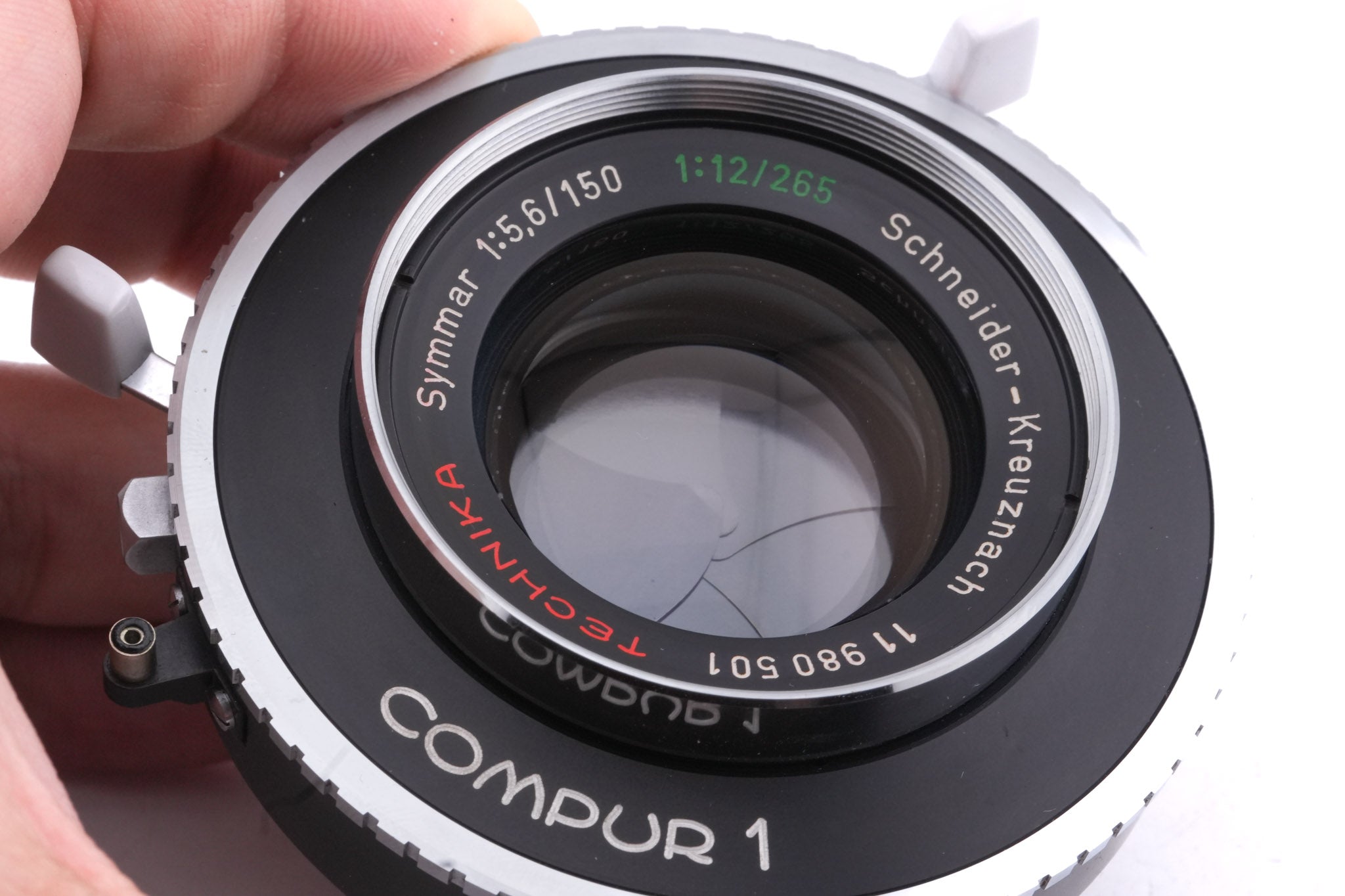 Schneider-Kreuznach 150mm f5.6 / 265mm f12 Symmar Technika (Shutter)
