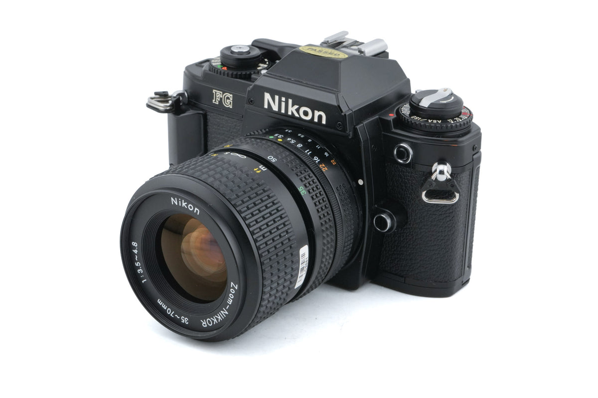 Nikon FG + 35-70mm f3.5-4.8 Zoom-Nikkor