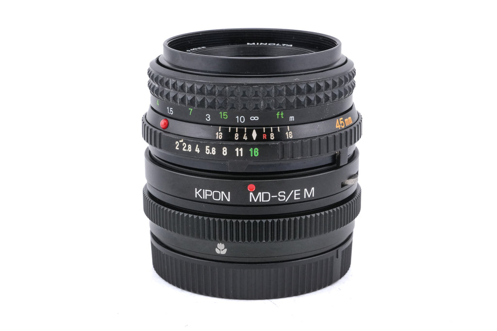 Minolta 45mm f2 MD Rokkor