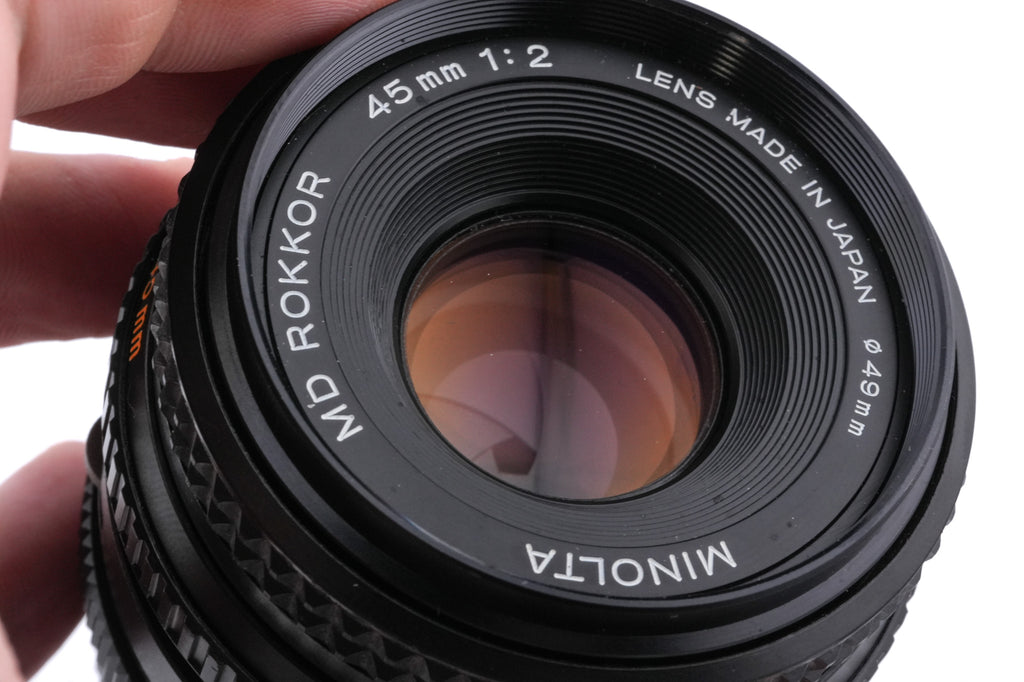 Minolta 45mm f2 MD Rokkor