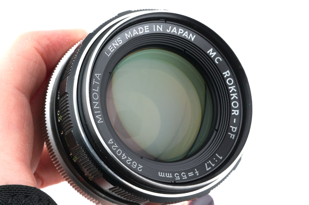 Minolta 55mm f1.7 MC Rokkor-PF