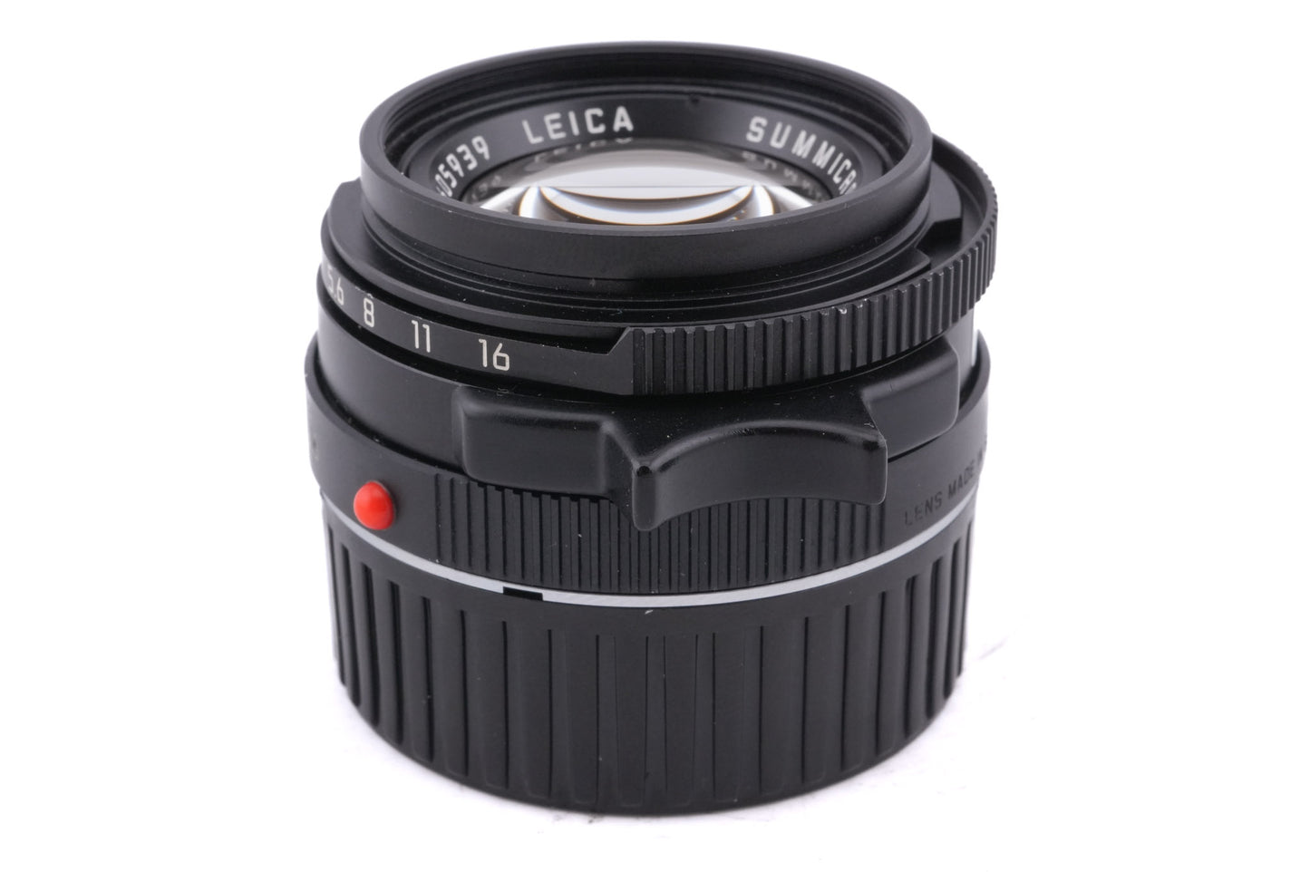 Leica 35mm f2 Summicron-M (Type IV) (Black, 11310)