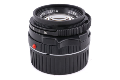 Leica 35mm f2 Summicron-M (Type IV) (Black, 11310)